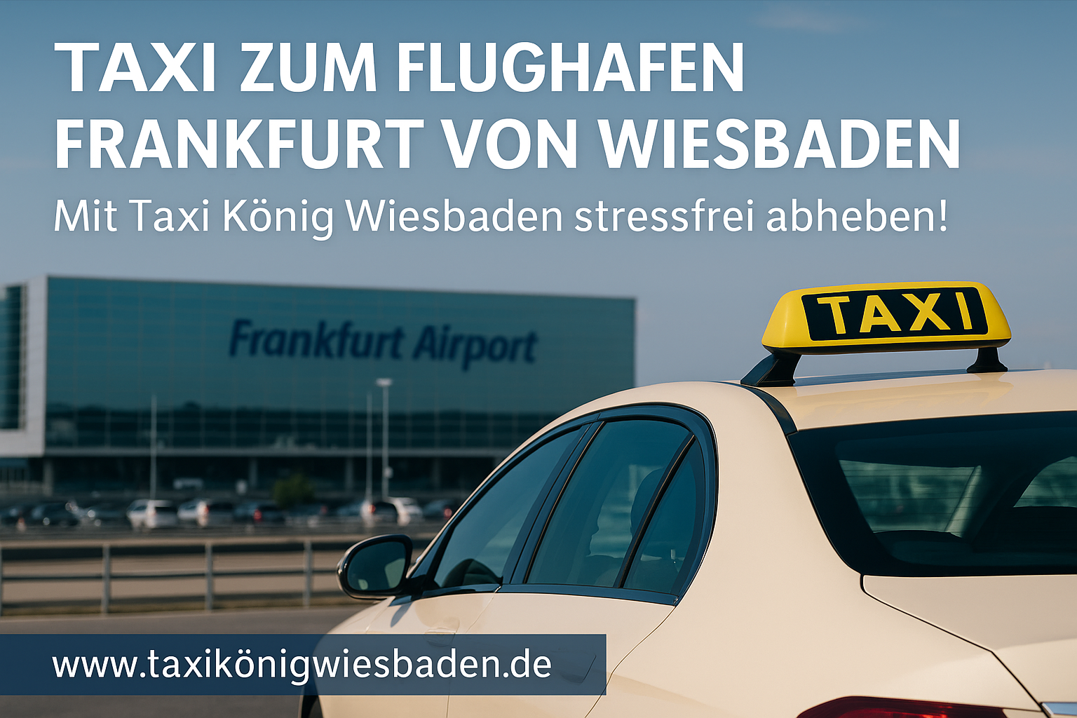 Taxi zum Flughafen Frankfurt von Wiesbaden